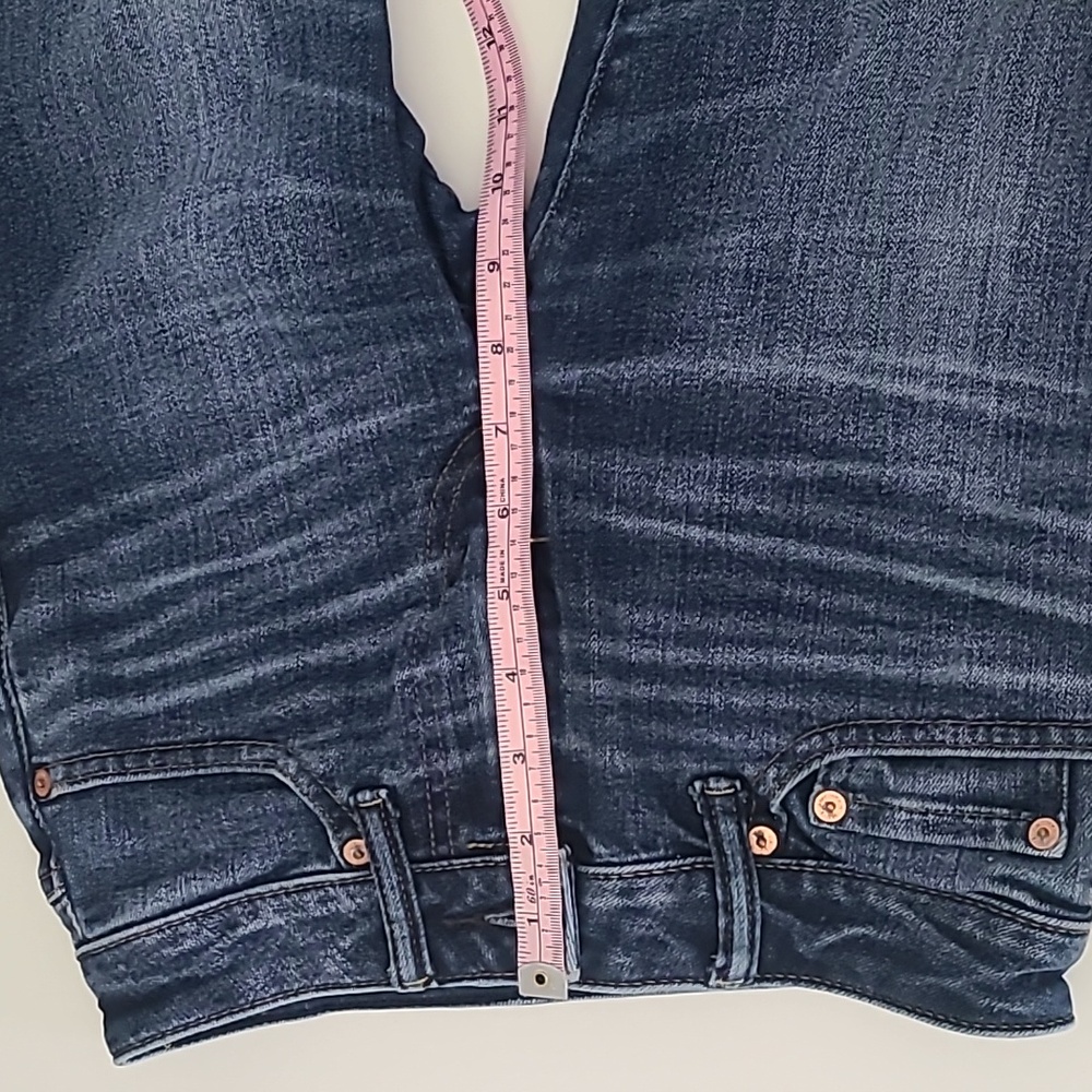 American Eagle Outfitters Women Jeans 26x28 Blue Slim Airflex+Temp Tech Skinny - Picture 11 of 11